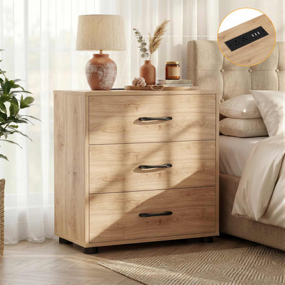 3 Drawer Dresser with Charging Station