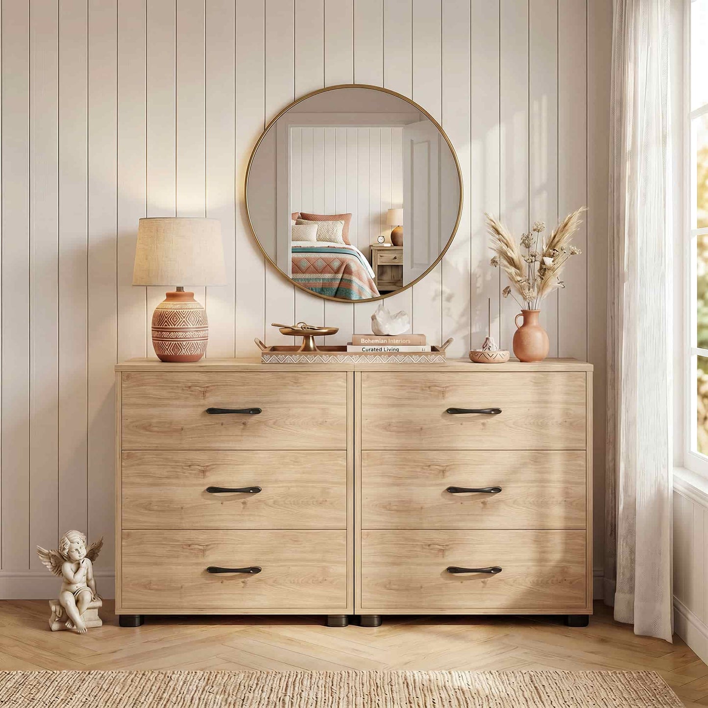3 Drawer Dresser with Charging Station