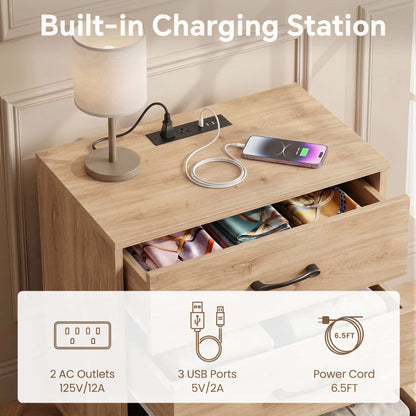 3 Drawer Dresser with Charging Station