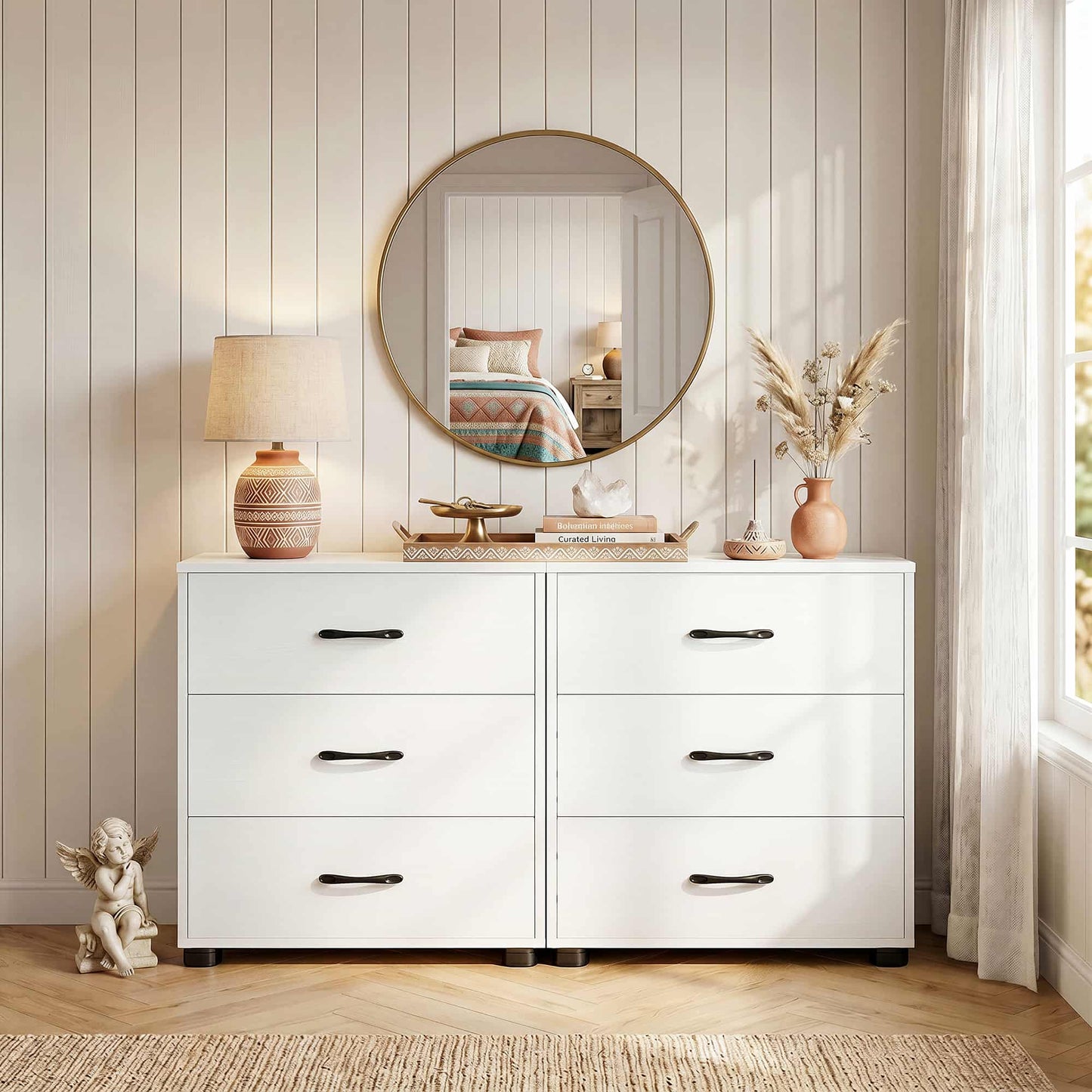 3 Drawer Dresser with Charging Station