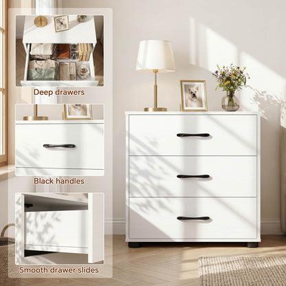 3 Drawer Dresser with Charging Station