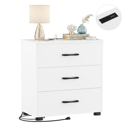 3 Drawer Dresser with Charging Station