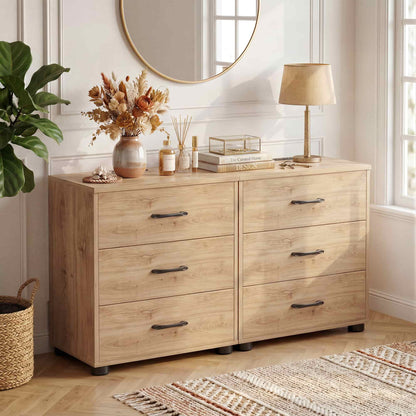 3 Drawer Dresser with Charging Station Set of 2
