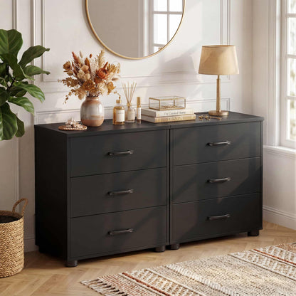 3 Drawer Dresser with Charging Station Set of 2