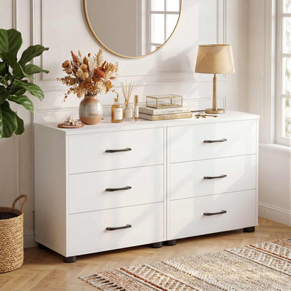3 Drawer Dresser with Charging Station Set of 2