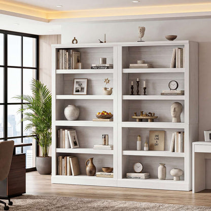 71” Tall Bookcase with Adjustable Storage Shelves