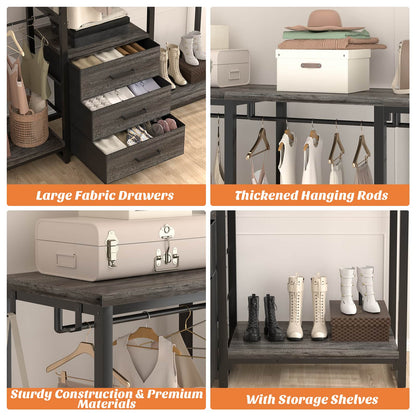 Garment Rack Heavy Duty Clothes Rack for Hanging Clothes