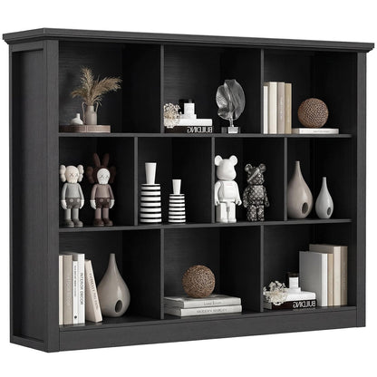 50" Wood Cube Storage Organizer