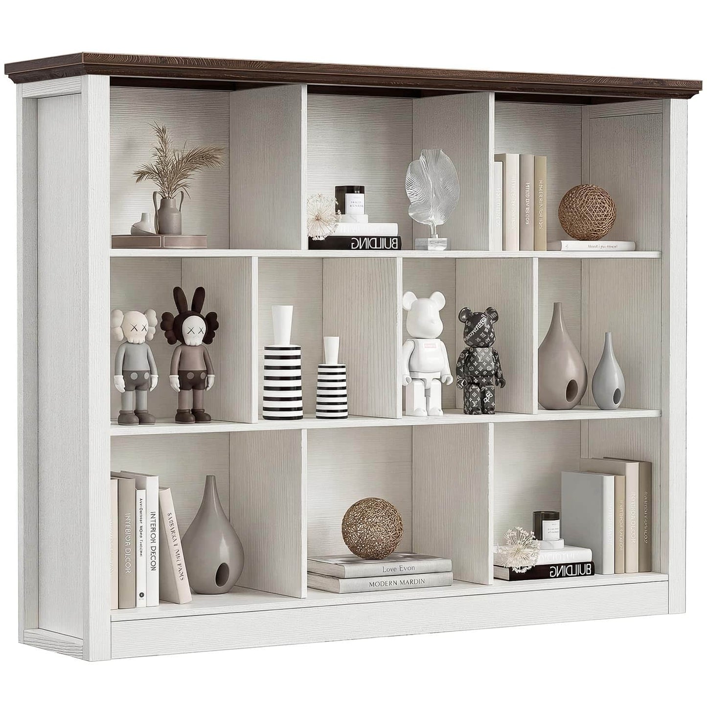 50" Wood Cube Storage Organizer