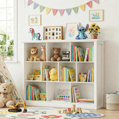 50" Wood Cube Storage Organizer