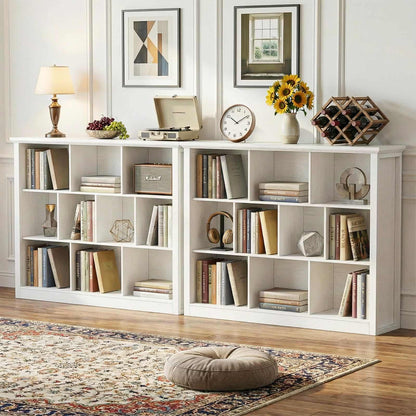 50" Wood Cube Storage Organizer