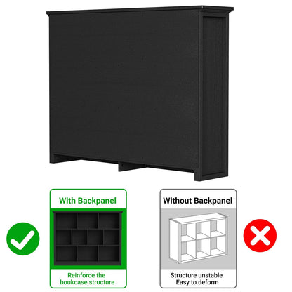 50" Wood Cube Storage Organizer