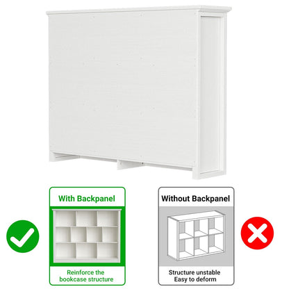 50" Wood Cube Storage Organizer