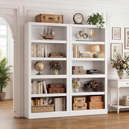 71” Tall Bookcase with Adjustable Storage Shelves